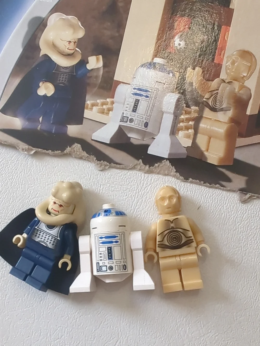Star Wars Lego Set 4475 Jabba's Message Complete With Minifigures Instructions